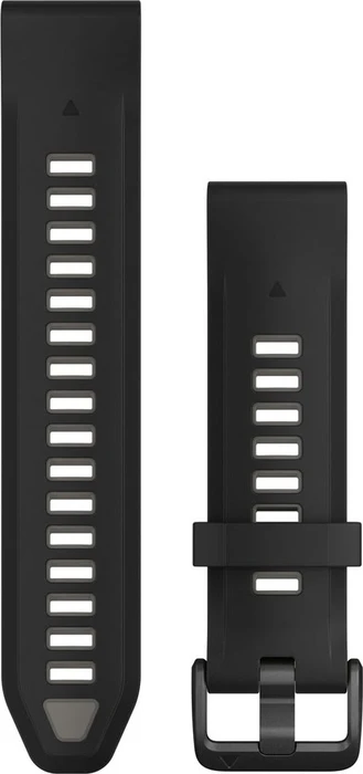 Garmin Silikon QuickFit 20 - Black/Pebble Gray