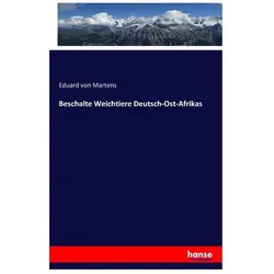 Beschalte Weichtiere Deutsch-Ost-Afrikas, Fachbücher von Eduard von Martens