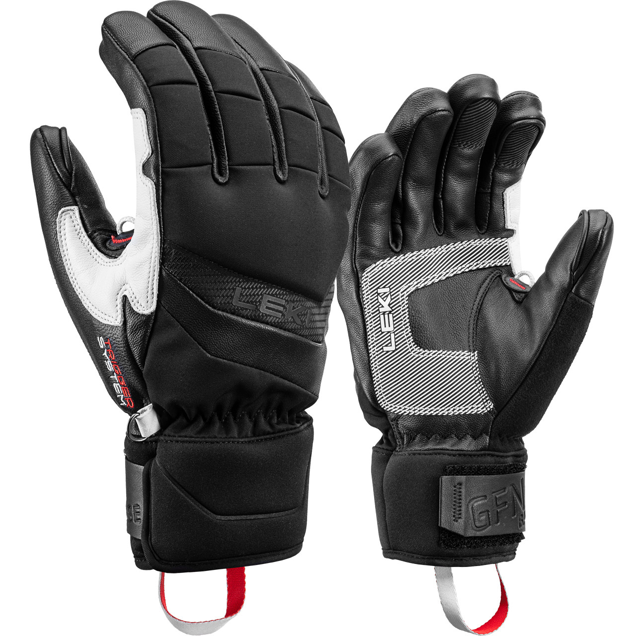 Leki Herren Handschuh GRIFFIN BASE 3D black - 9,0