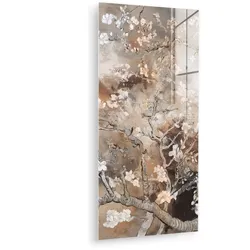 ACRYLGLASBILD Mandelblüte - Kunst - Van Gogh - Beige - Abstrakt 60x120 cm