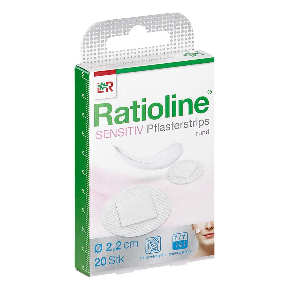 Lohmann & Rauscher GmbH & Co.KG Ratioline sensitive Pflasterstrips rund 01805289