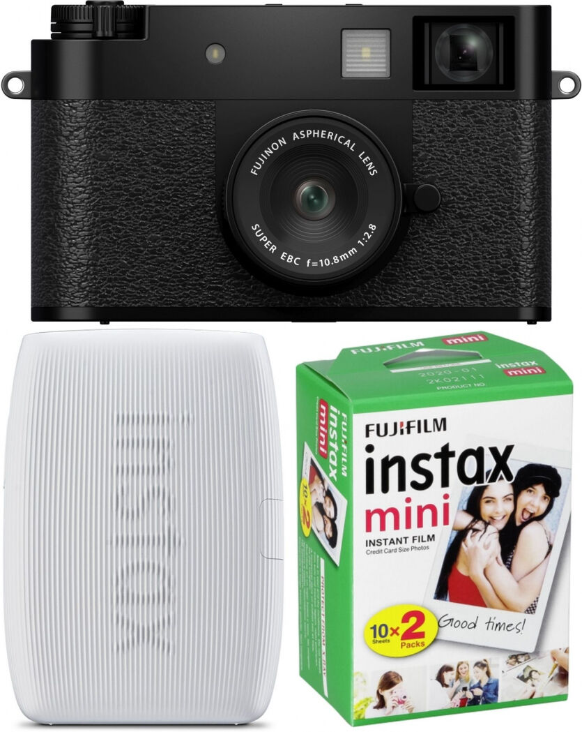 X-HF1 Schwarz + Fujifilm Instax Mini Link3 + DP Film