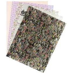 Décopatch-Papier "Mustermix" , bunt, 30 x 40 cm, 5 Blatt