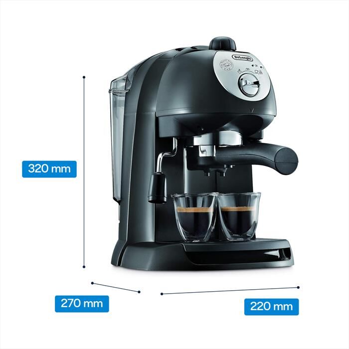 DeLonghi Macchina Da Caffè Manuale Ec 201.cd.b-nero