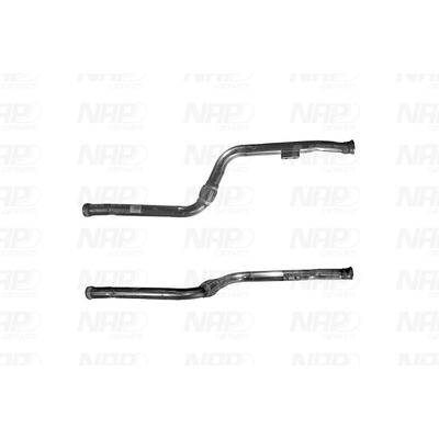NAP Abgasrohr cac10255 für Mercedes