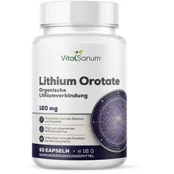 VitaSanum®- Lithiumorotat 120 mg – 1 Kapsel Tagesportion