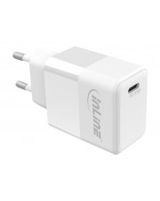 InLine USB PD Ladegerät Single Typ-C Power Delivery 20W weiß Weiß (31500C)