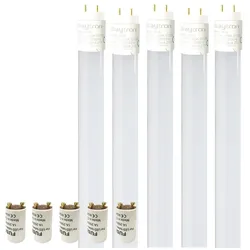 Aigostar 5x T8 LED Glas Röhre Tube Leuchtstoffröhre inkl. LED Starter 120cm Neutralweiß
