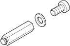 Dornbracht kit de montage adaptateur 9031115540090 brut