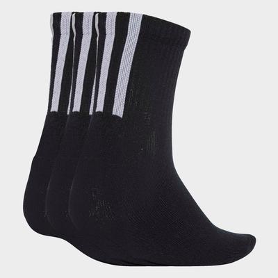 Sportsocken ADIDAS ORIGINALS "QUARTER 3 BACK STRIPES, 3 PAAR", Damen, Gr. S (37/39), schwarz (schwarz, schwarz, schwarz), Obermaterial: 60% Baumwolle, 37% Polyester, 2% Elasthan, 1% sonstige Fasern, Socken Sportsocken, für sportive Aktivitäten und...