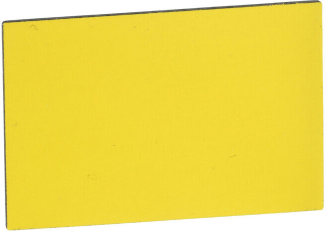 Schneider Electric Plaque de repérage ZBY5102 18 x 27 mm blanc/jaune (ZBY5102)