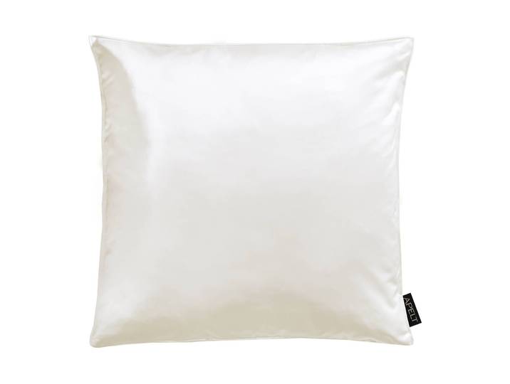 Coussin Alice Blanc/Blanc 45 x 45cm Tissu mélangé