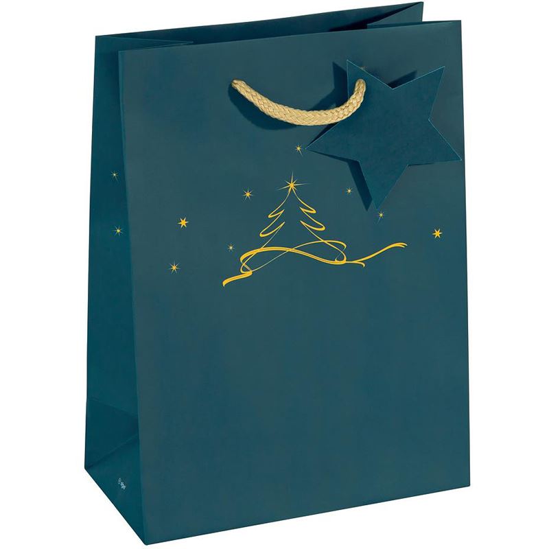 SIGEL 5 Geschenktaschen Christmas tree Motiv 17,0 x 23,0 cm