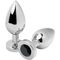 Metal Hard, Analtoy, Metall-Analplug mit Diamant-Stopper