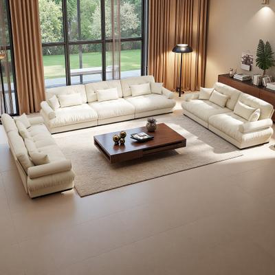 ZWYO HOSIMU 3-Piece Velvet Modular Sofa Set with Deep Seating, Throw Pillows & Flexible Combination for Living Room