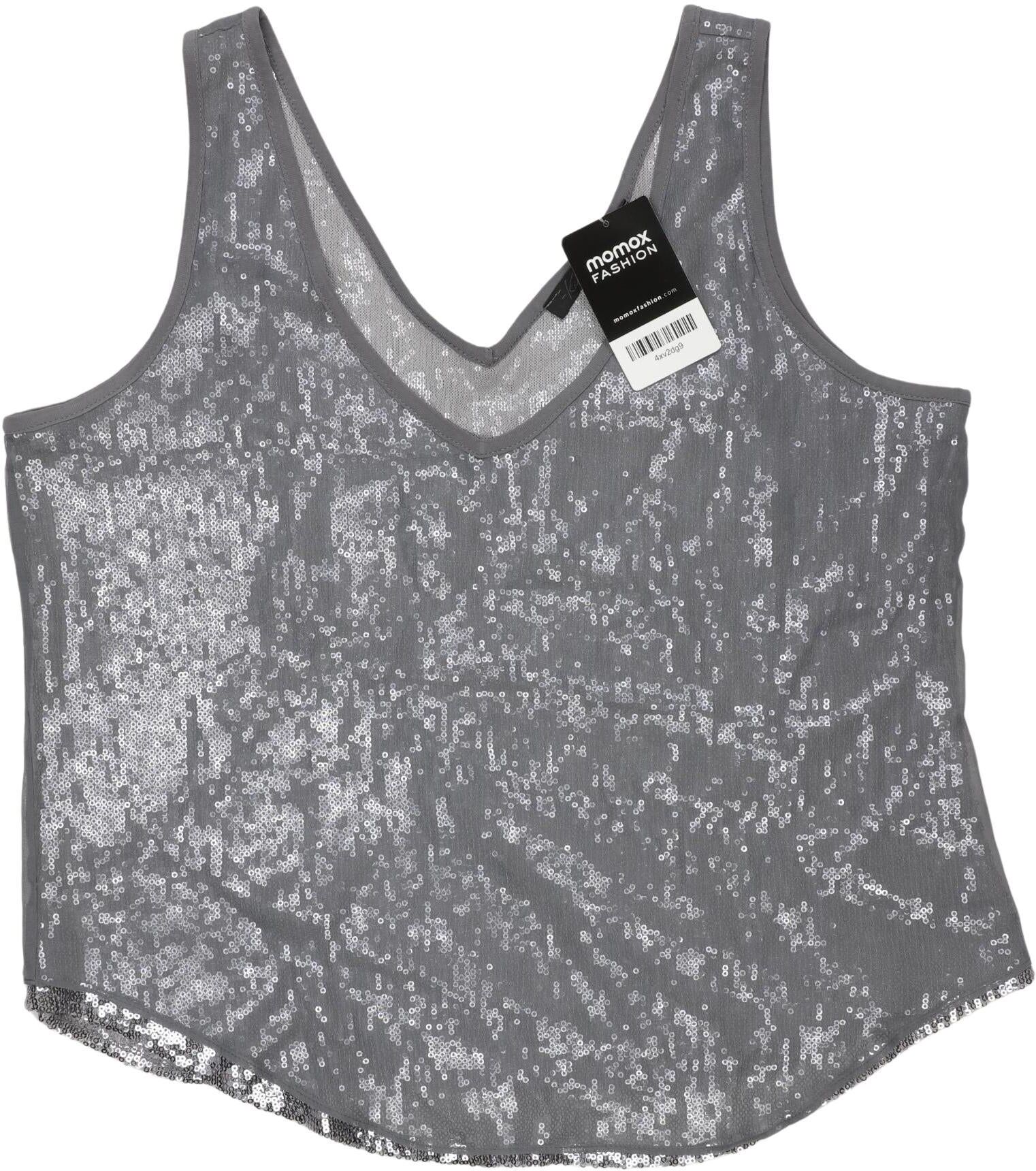 Kenneth Cole Damen Top, Grau, Gr. M, Synthetik - Second Hand