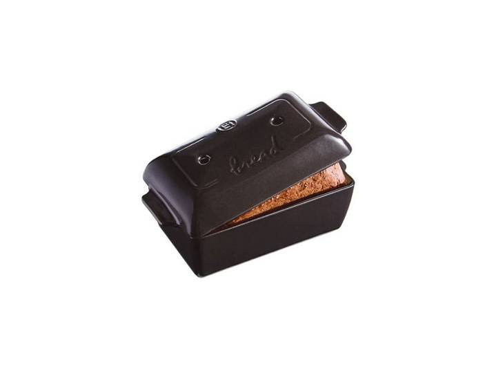 Emile Henry Brotbackform Keramik Brotform mit Deckel 28×14,5×12 cm