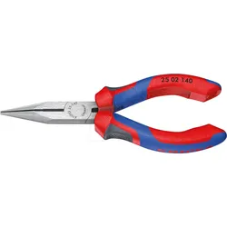 KN 25 05 140 - Flachrundzange, 140 mm, verchromt