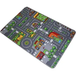 Meubinex, Spielteppich + Spielmatte, Spielteppich City (100 x 80 cm)