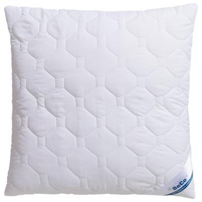 Microfaserkissen BECO "BeCo MF50, Bezug: Microfaser-Feinbatist", weiß, B:80cm L:80cm, Bezug: 100% Polyester. Füllung: 100% Polyester, Kopfkissen, Kopfkissen 40x80 cm, 80x80 cm, Kissen ist flauschig und stützend