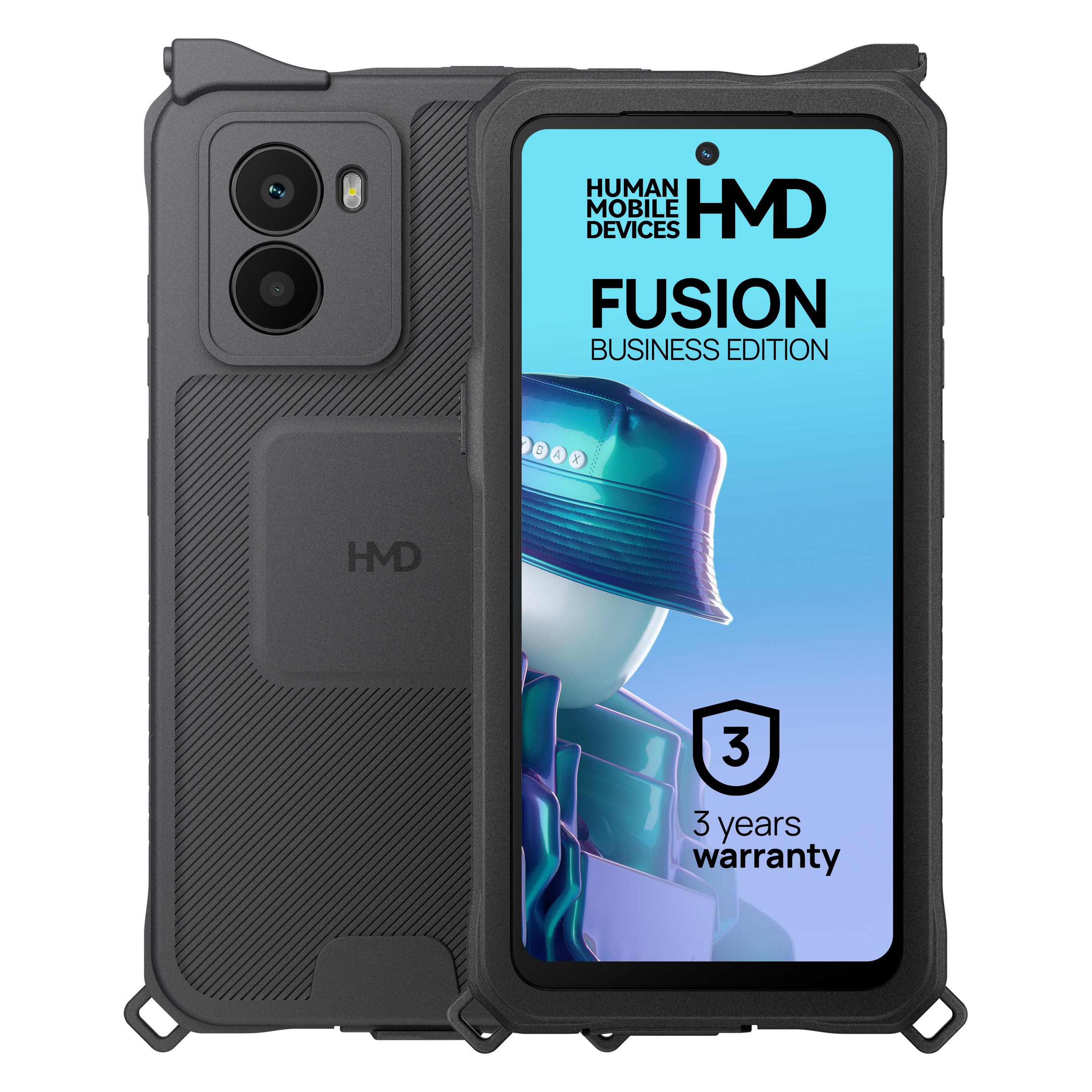 HMD Fusion Business Edition (256 GB, Black, 6.56", Hybrid Dual SIM, 5G) (101SQ503H040)