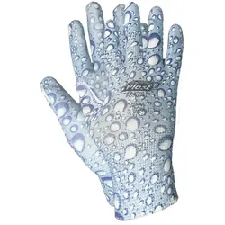 12 Paar Arbeitshandschuhe Montagehandschuhe Polyester - Polyurethan Größe S-7  Wassertropfen