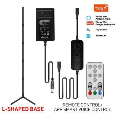 Uplift Picks LumiRise 200CM Tuya Smart RGB Corner Floor Lamp black L (wifi) 200cm (79 Inch) us