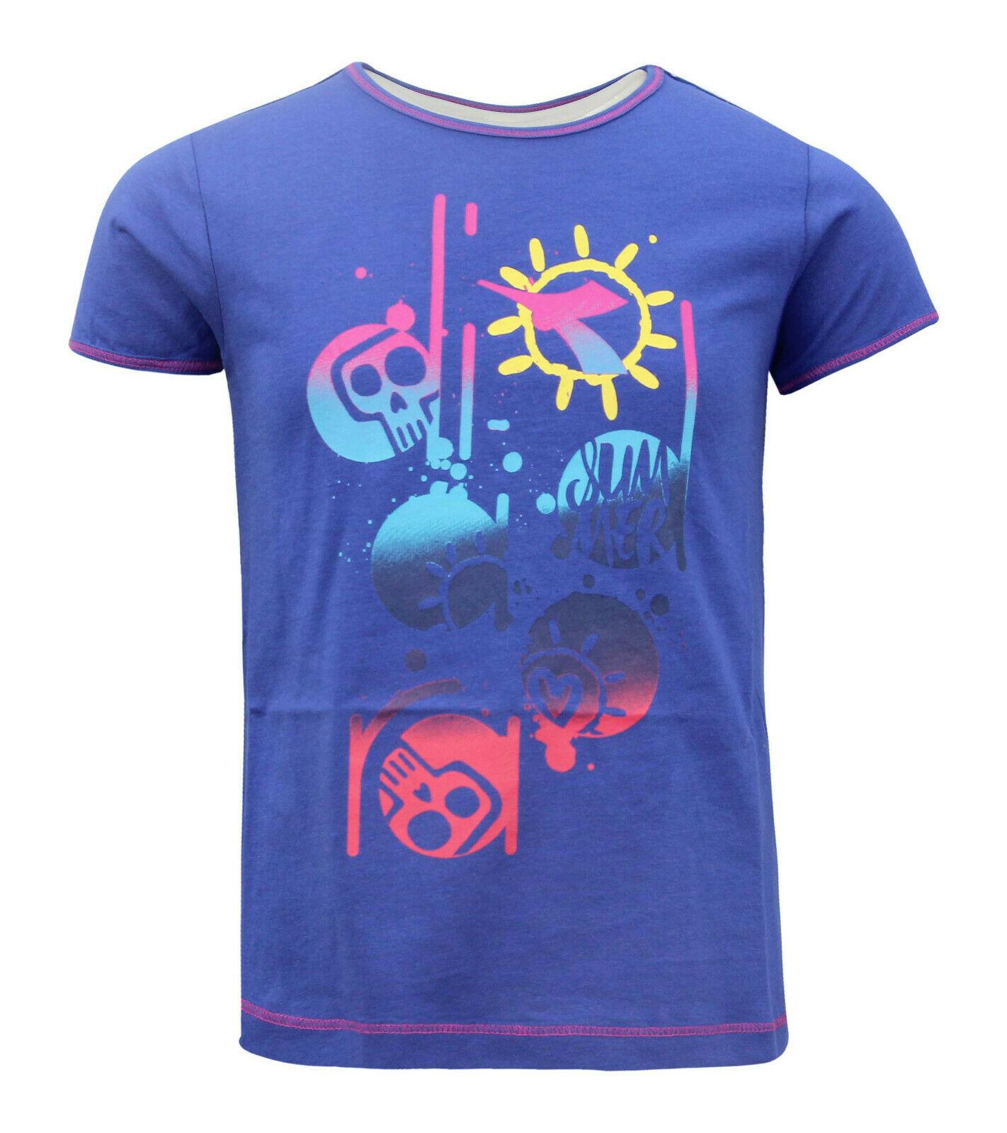 Diadora Grafisch T-shirt Kinderen Blauw