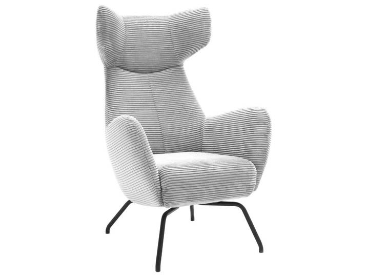 Pure Home Lifestyle Ohrensessel, Grau, Metall, 79x117x82 cm, Blauer Engel, Goldenes M, Dgm, Lederauswahl, Stoffauswahl, Wohnzimmer, Sessel, Ohrensessel