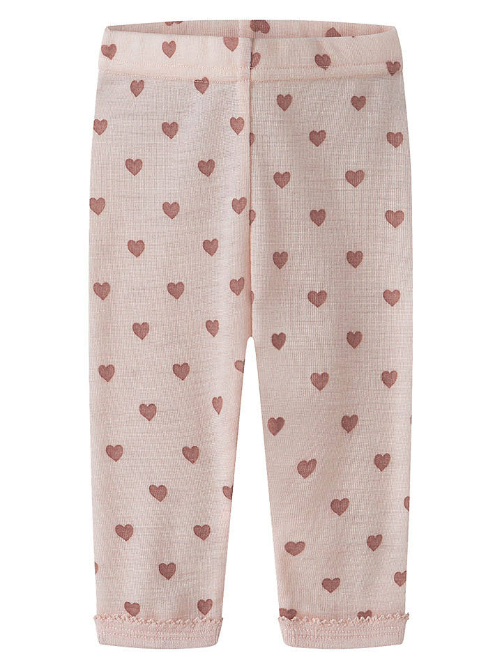 Lil Atelier Wollleggings "Noel" in Rosa - 56