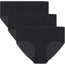 3er Pack UNDER ARMOUR Pure Stretch Mesh Hipster Damen 001 - black S