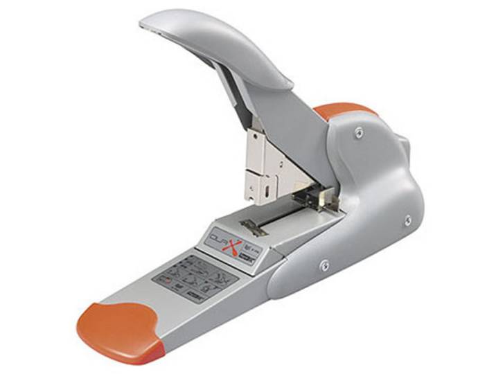 Rapid Agrafeuse de bureau DUAX® - Capacité 170 feuilles - Argent et Orange