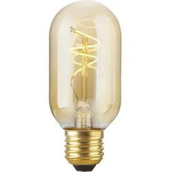 SPL | LED-Glühfaden | Große Fassung E27 | Röhrenlampe | Gold | 45mm | 2.9W