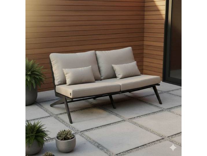 Stern Jackie Gartenloungesofa Aluminium/Polyacryl