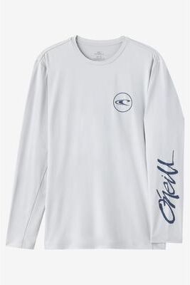 O'Neill s Logo Upf Long Sleeve T-Shirt in High-Rise, Size Medium, Elastane/Polyester