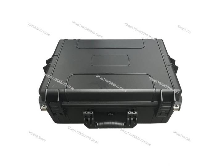 Boîte en plastique PP, support intérieur en éponge fixe, boîte à outils, valise noire, matériel de grande capacité, boîte de protection pour équipement
