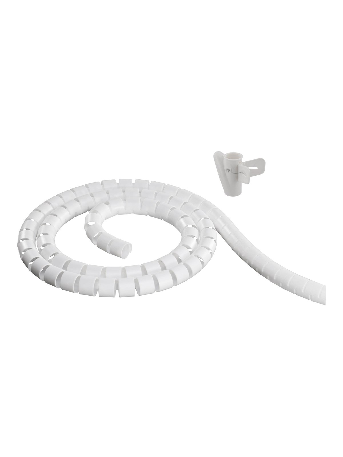 Deltaco Nylon cable cover 2.5m white
