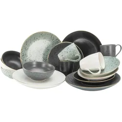 CreaTable, Geschirrset, Industrial Gold (16 Stk.)