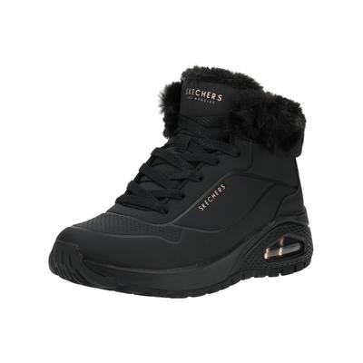Sneaker SKECHERS "Skechers Sneaker Lederimitat", Damen, Gr. 38, schwarz, Lederimitat, Schuhe Sneaker