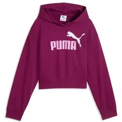 Puma Kinder Freizeit / Mode Sommer GJ Kapuzensweats Kapuzensweats lg.Arm Ki ESS 2 COLOR No 1 Logo Short Length Hoodie TR G, Größe 176 in Pink Pink