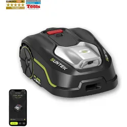 Suntek, Mähroboter, Kabelloser Mähroboter PURE-V600 (600 m2, Ohne Begrenzungskabel)