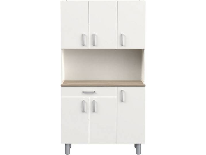 Demeyere GROUP Küchenbuffet Garlic KUECHENBUFFET 6 TUERIG/1 SCHUBLADEN, ohne Elektrogeräte