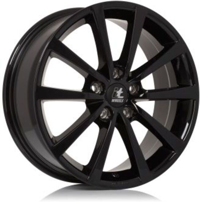 Alufelge 17 zoll ITWHEELS Alice 5x114,3 7J ET40, Farbe Schwarz Glänzend