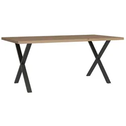 FORTE Esstisch Tables 140 x 90 cm Holzoptik Eiche Artisan