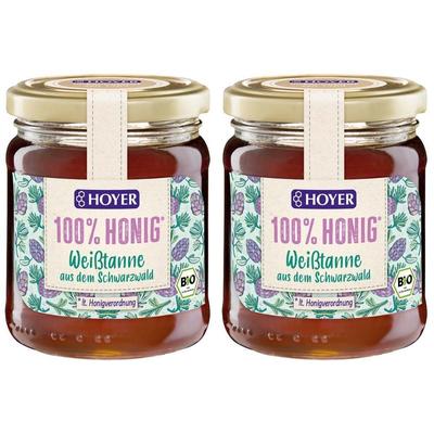 Hoyer Honig Weißtanne Bio 2x 2x250 g