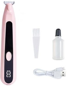 Happy Pet Pantry Precision Grooming Trimmer Quiet Cordless Paw Hair Clipper For Dogs & Cats pink