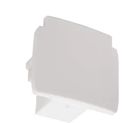 Deko-Light 3-Phasen Schienensystem D Line/Dali Endkappe für Aufbauschiene Verkehrsweiß