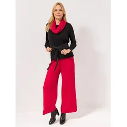 KIM & CO. Shirt, Langarm Soft Touch Jersey Strass-Knöpfe figurumspielend