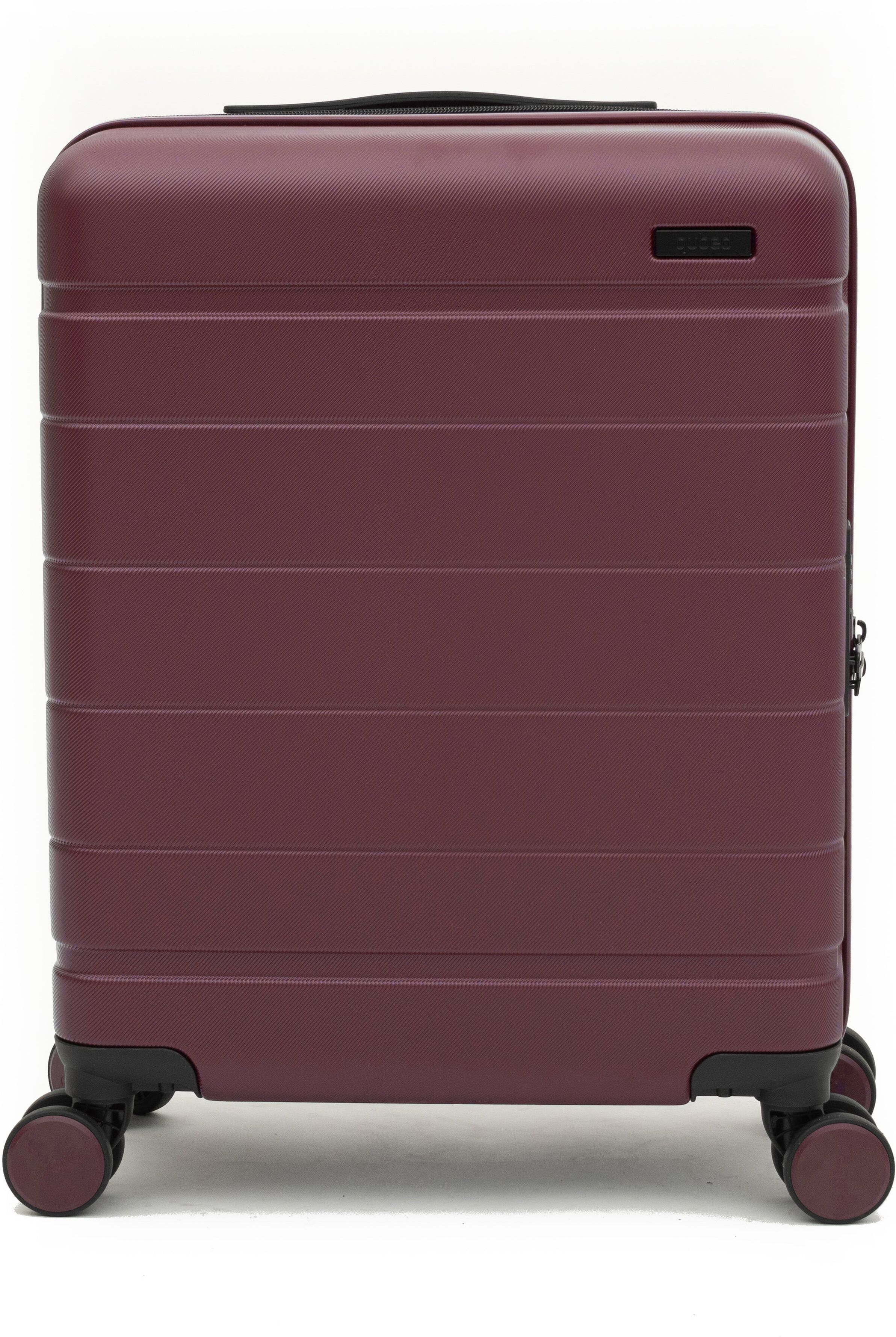 Qubed Roam 55cm 4-Wheel Cabin Case - Wine