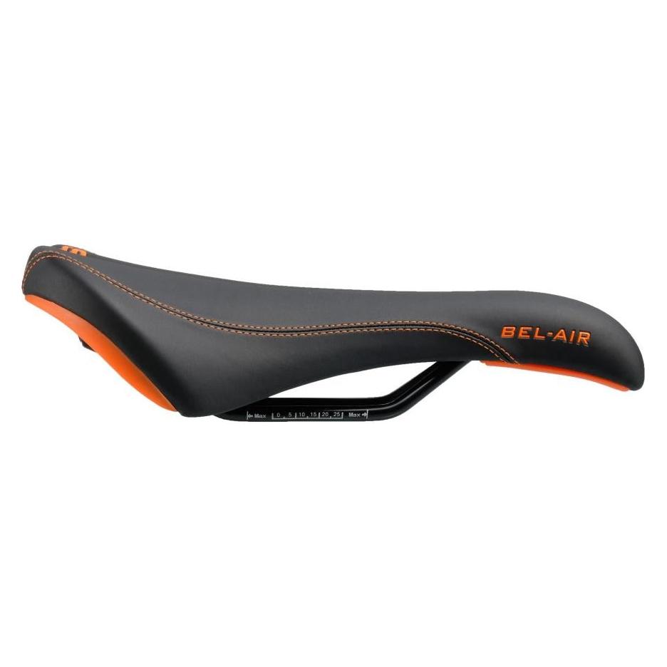 Sdg Bel-Air RL Sattel, Stahl 7x7mm, black/orange (40082422)